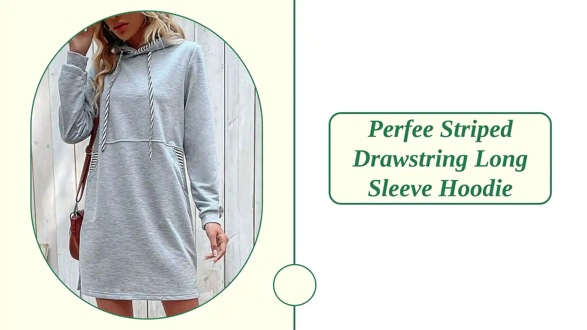 Perfee Striped Drawstring Long Sleeve Hoodie by@Outfy